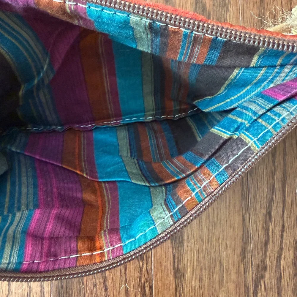 Keep It Gypsy Just a Small Town Girl Tassel Zip Pouch Bag Clutch NWT